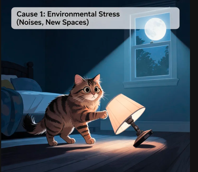 Cat Anxiety at Night: Causes &amp; Solutions