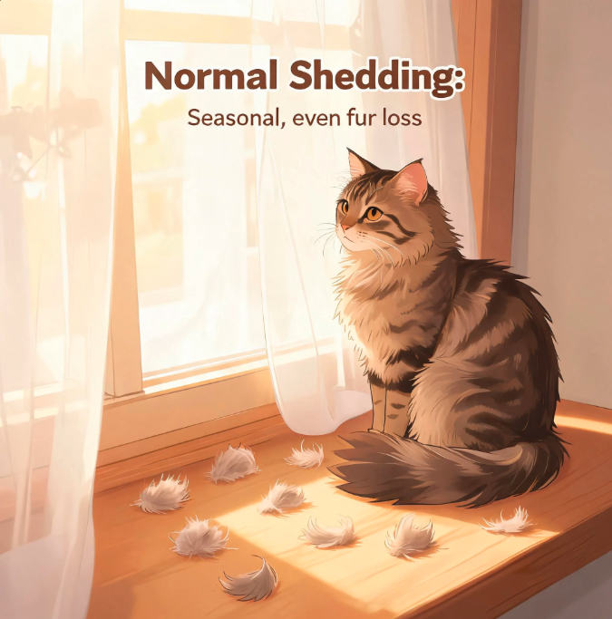 Cat Hair Loss: When Should You Worry?