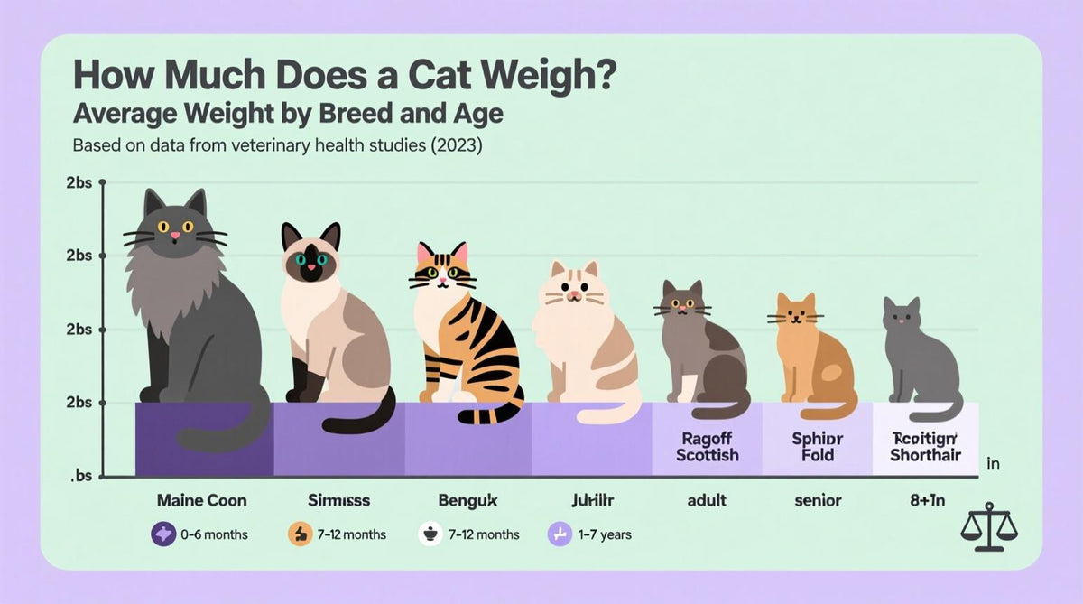 Cat Weight Chart by Age &amp; Breed: Complete Guide