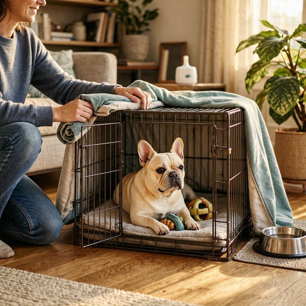 How to Stop a French Bulldog from Crying in the Crate