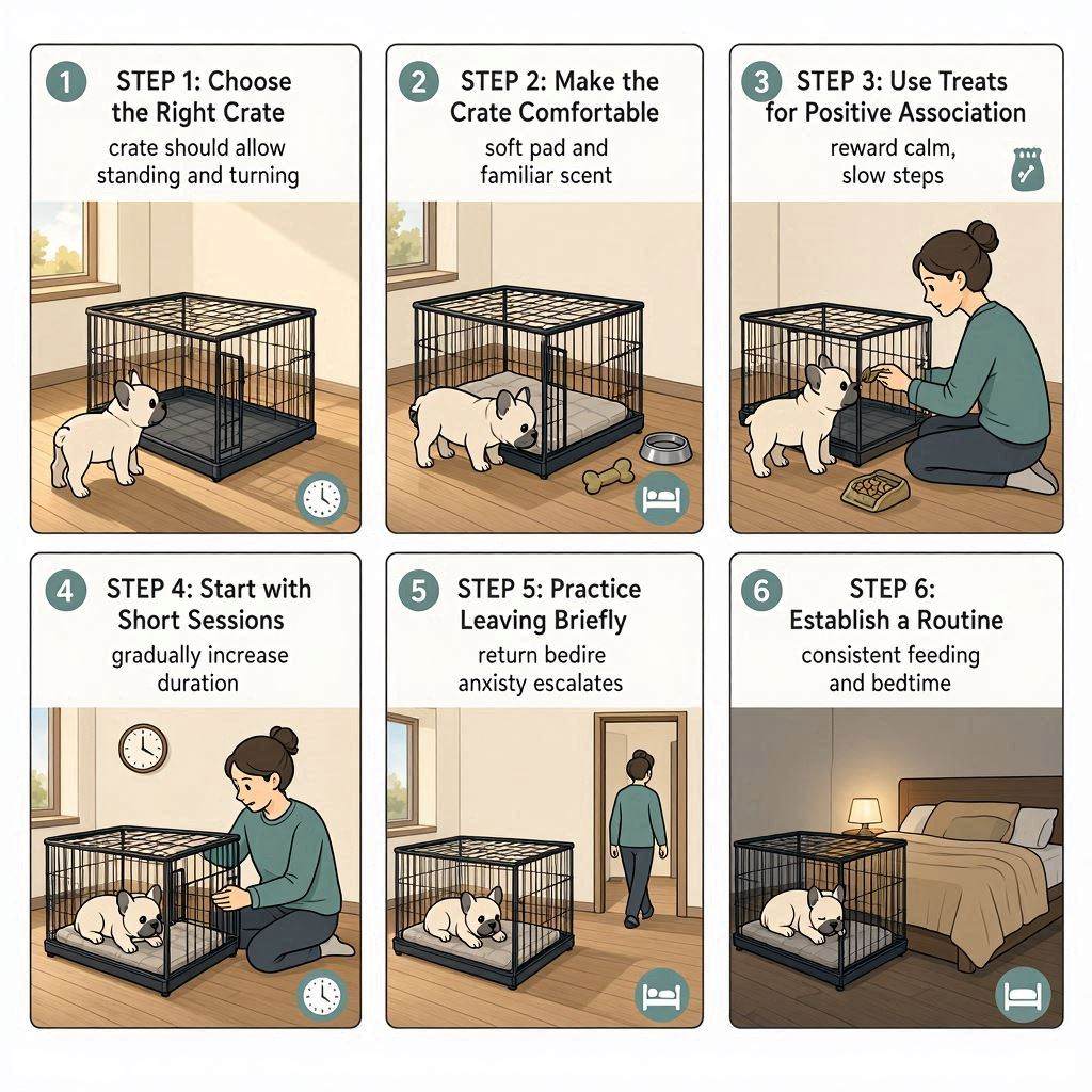 Crate Training a French Bulldog Step by Step