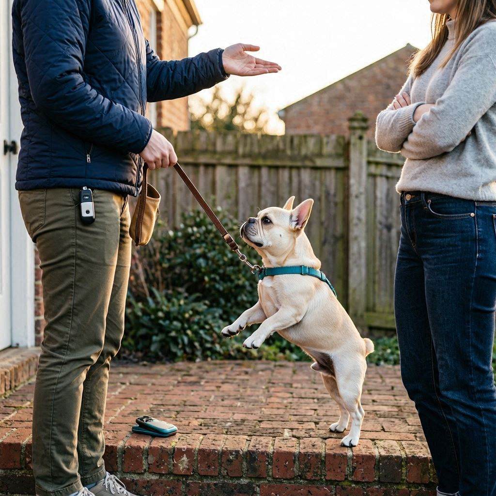 How to Stop a French Bulldog from Jumping on People