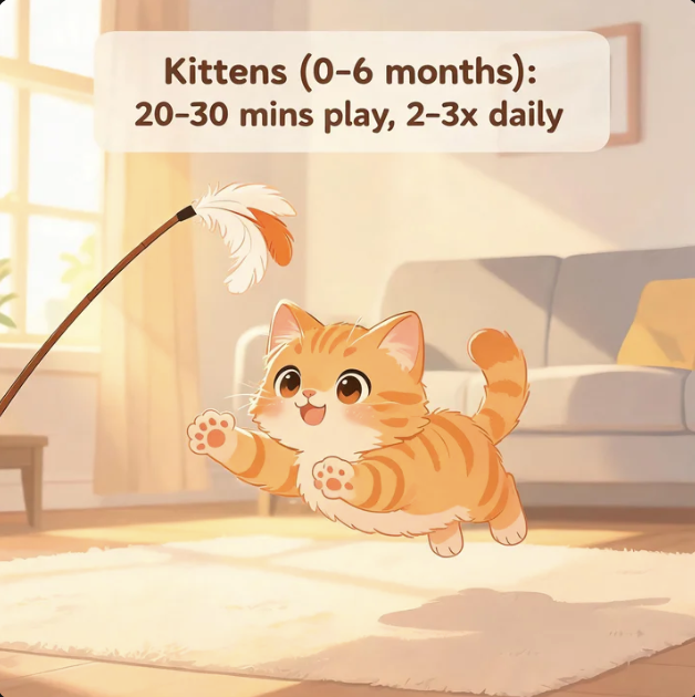 How Much Playtime Does a Cat Need?