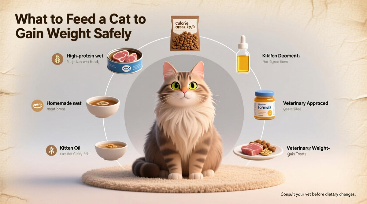 How to Help Your Cat Gain Weight Safely: Complete Nutrition Guide