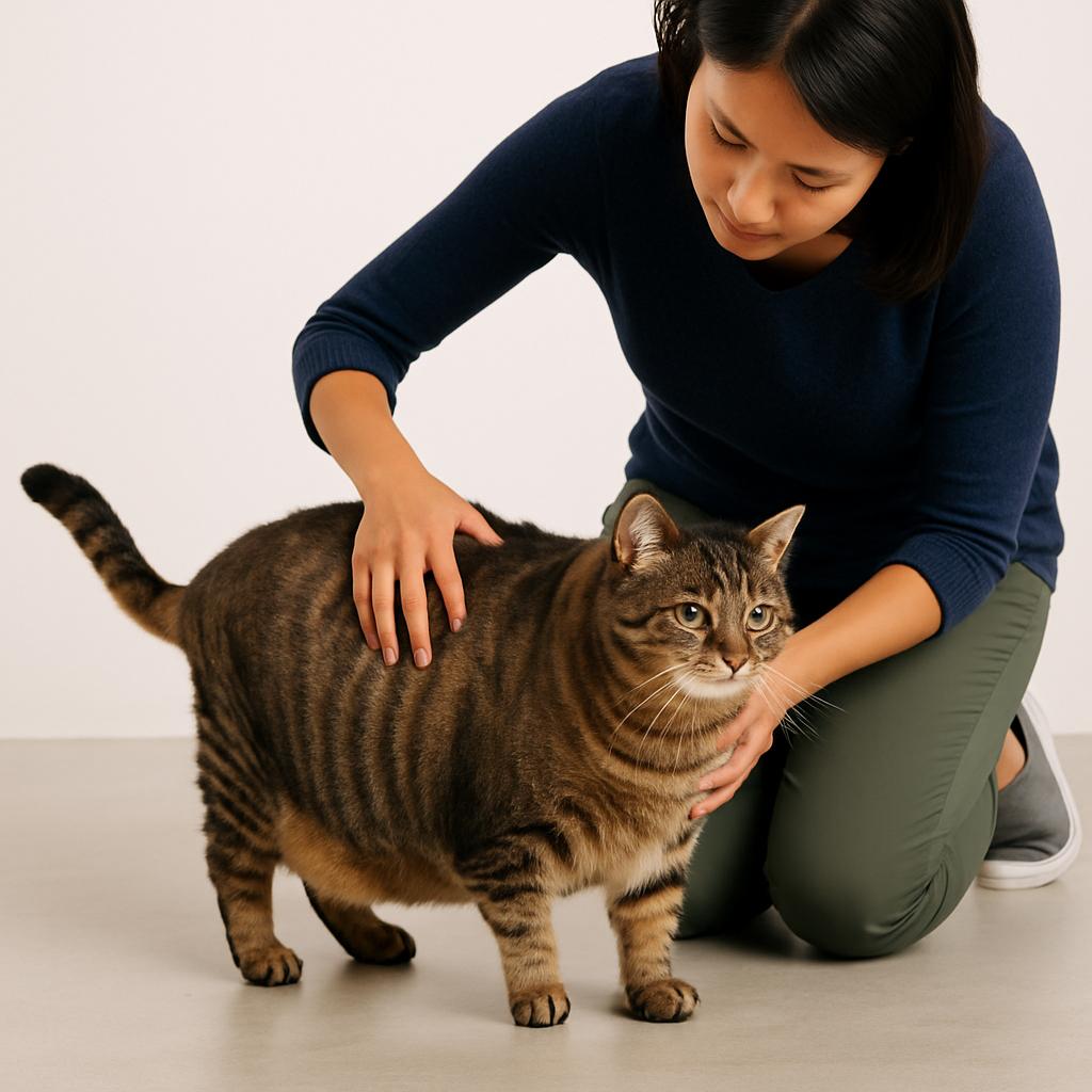 How to Help an Overweight Cat Lose Weight Safely