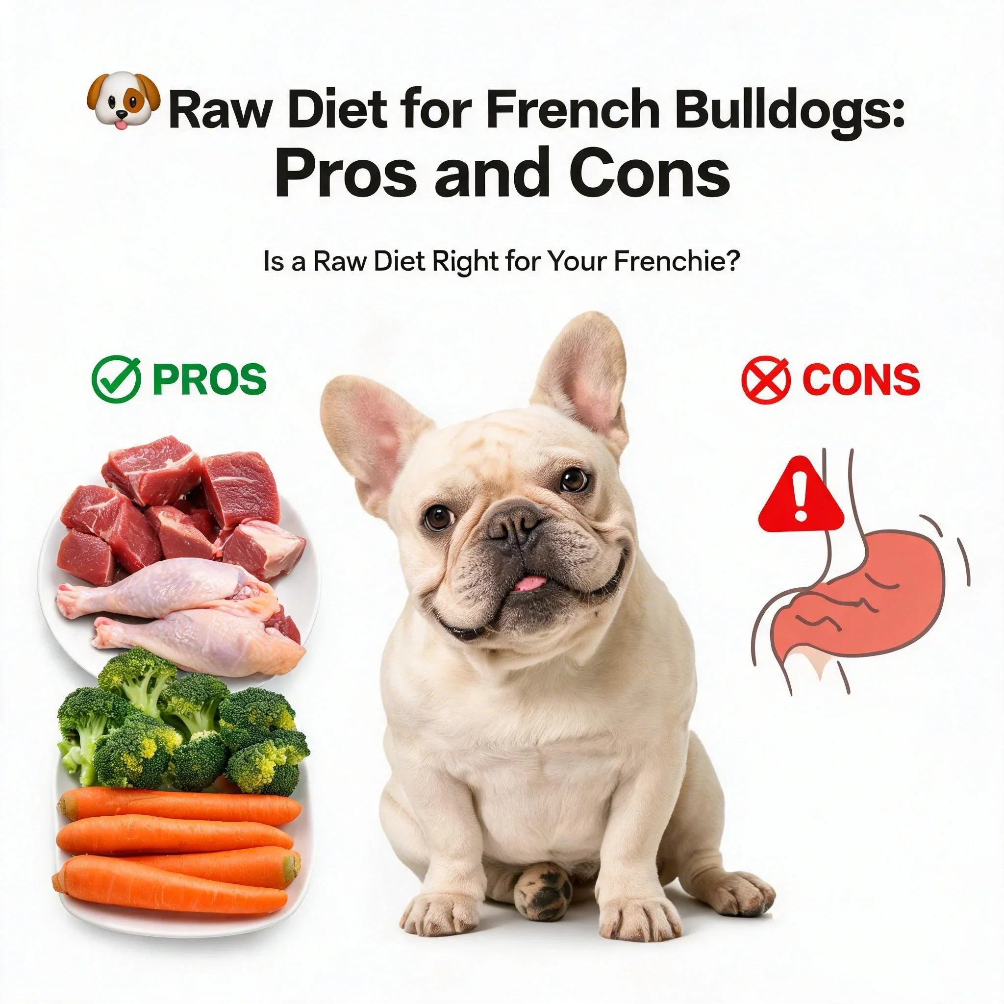 Raw Diet for French Bulldogs: Pros and Cons (Is a Raw Diet Right for Your Frenchie?)