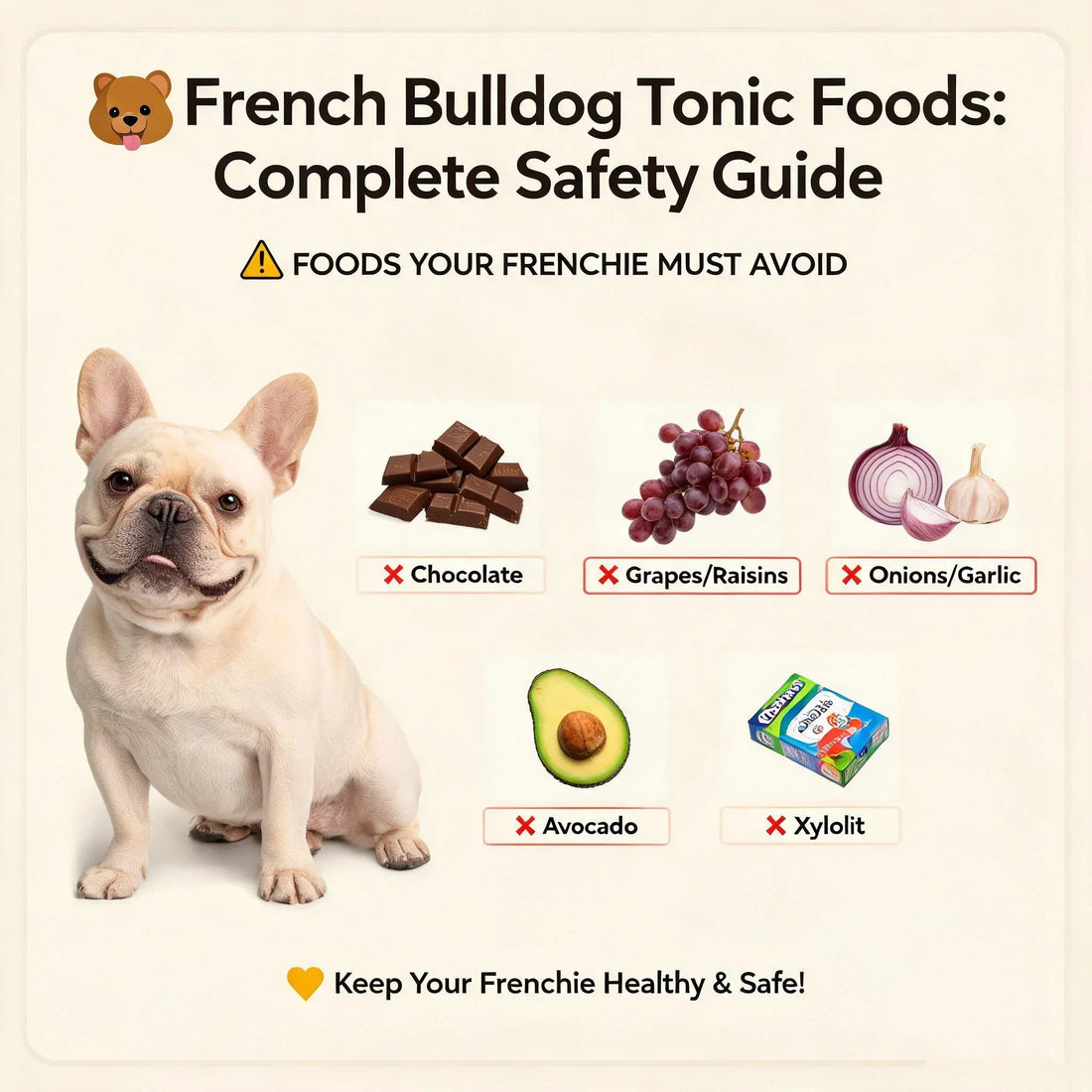 What Foods Are Toxic for French Bulldogs? A Complete Safety Guide