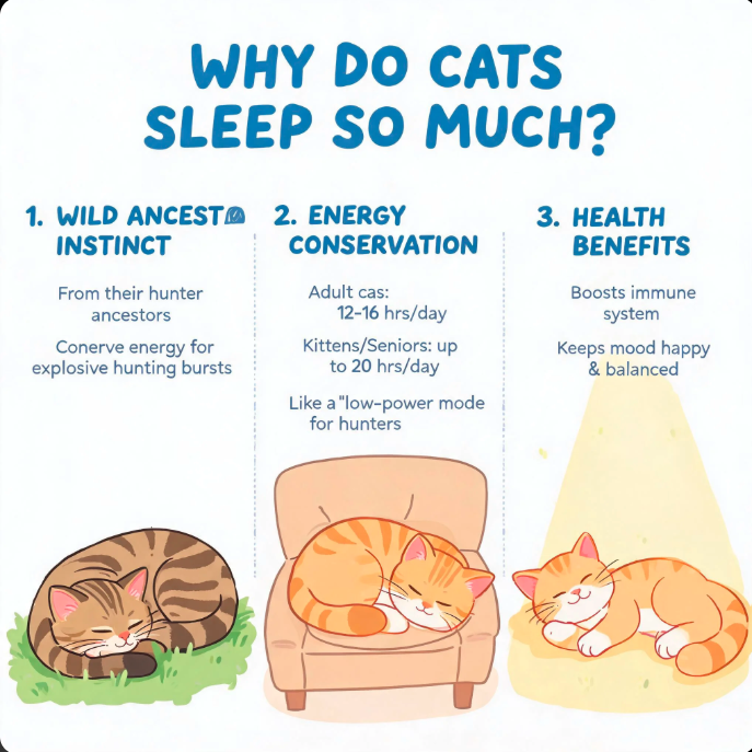Why Do Cats Sleep So Much?