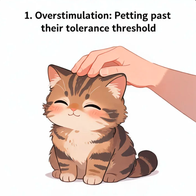 Why Does My Cat Bite Me When I Pet Him?