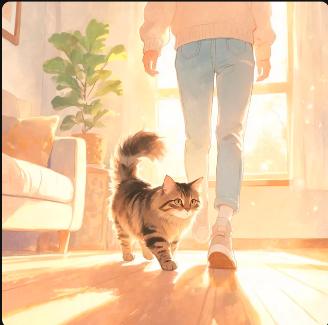 Why Does My Cat Follow Me Everywhere?