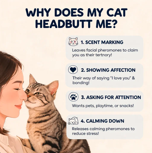 Why Does My Cat Headbutt Me?