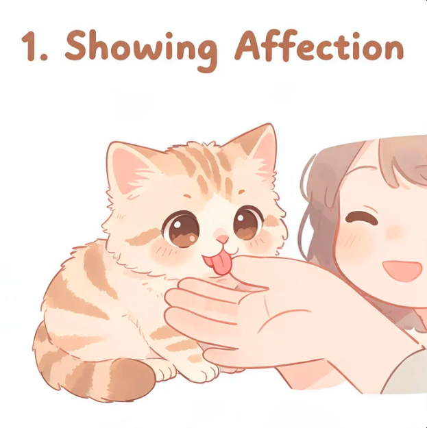 Why Does My Cat Lick Me?