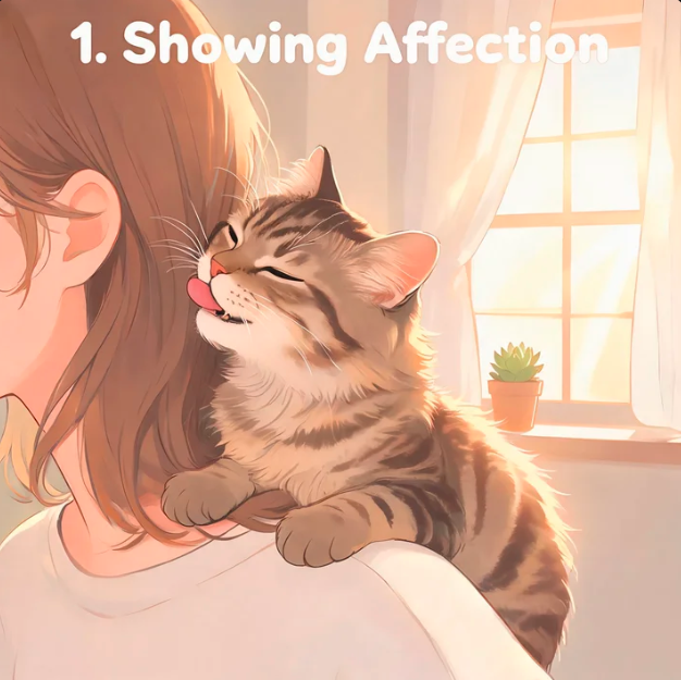 Why Does My Cat Lick My Hair?