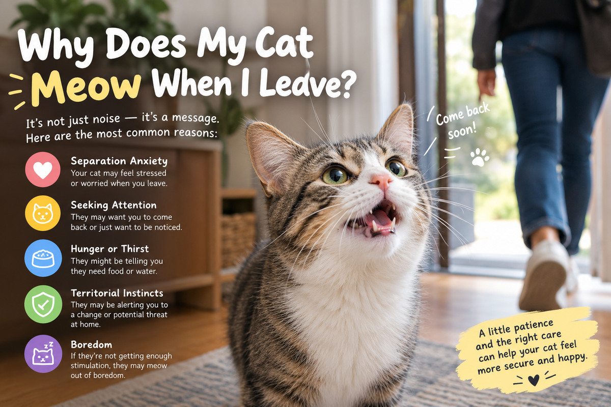 Why Does My Cat Meow When I Leave?