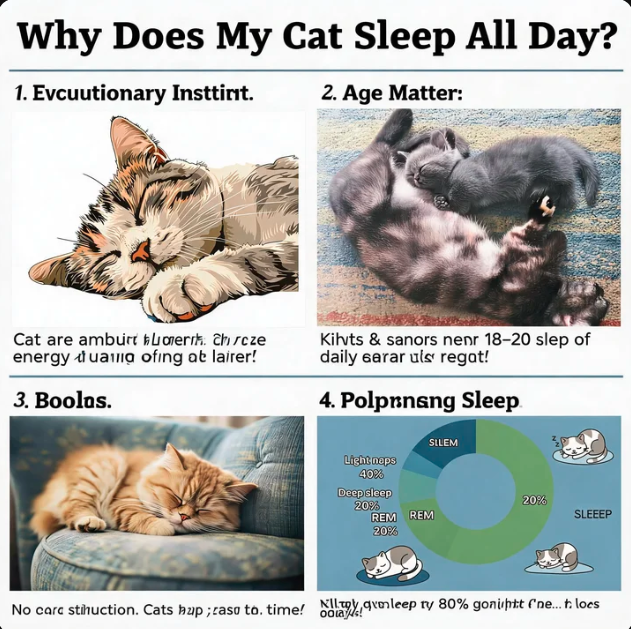 Why Does My Cat Sleep All Day?