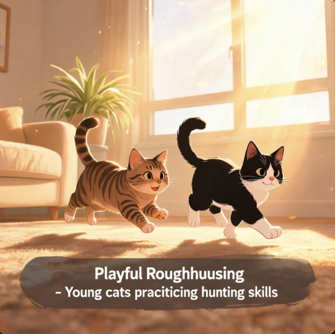 Why Does One Cat Chase Another Cat?