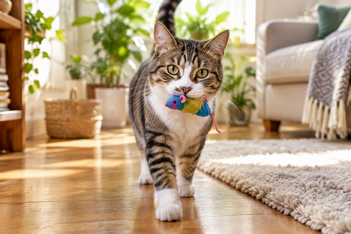 Why Does My Cat Bring Me Toys?