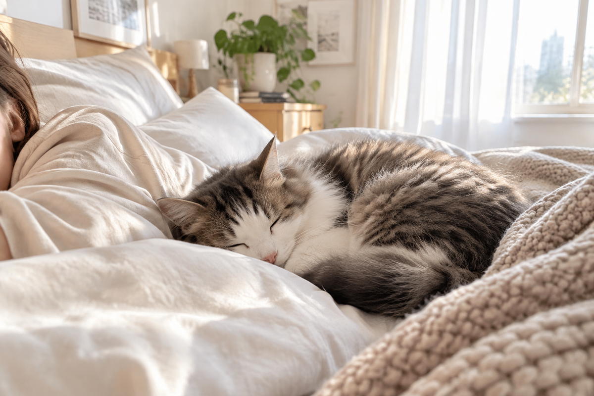 Why Does My Cat Sleep With Me?