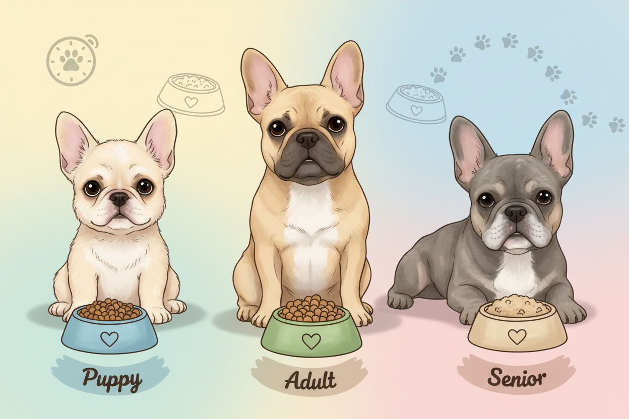 French Bulldog Feeding Schedule (Puppy vs Adult vs Senior)