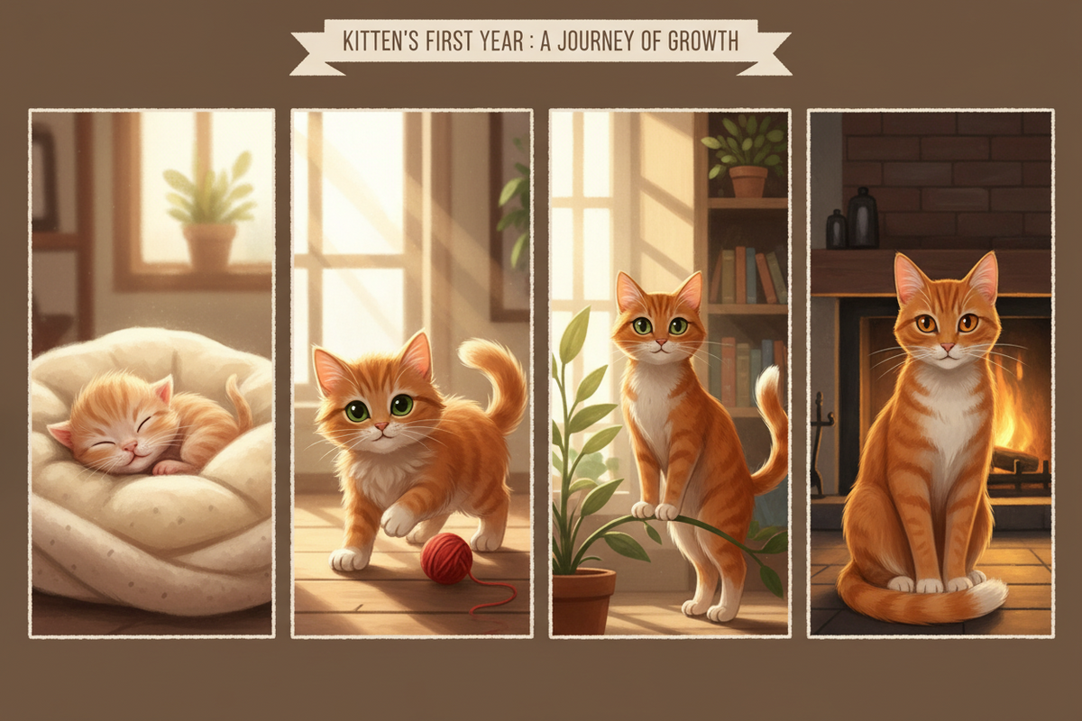 Kitten Development Stages: Birth to One Year