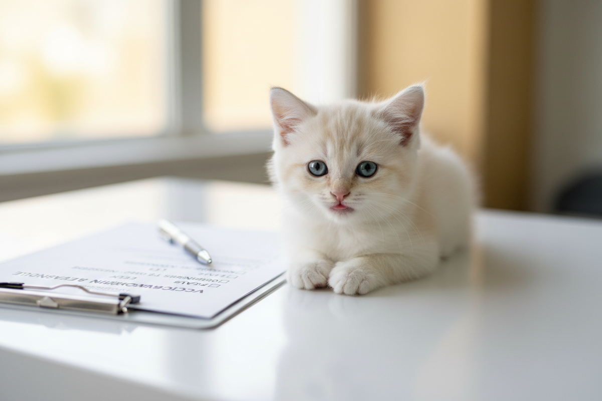 Kitten Vaccination &amp; Deworming Schedule