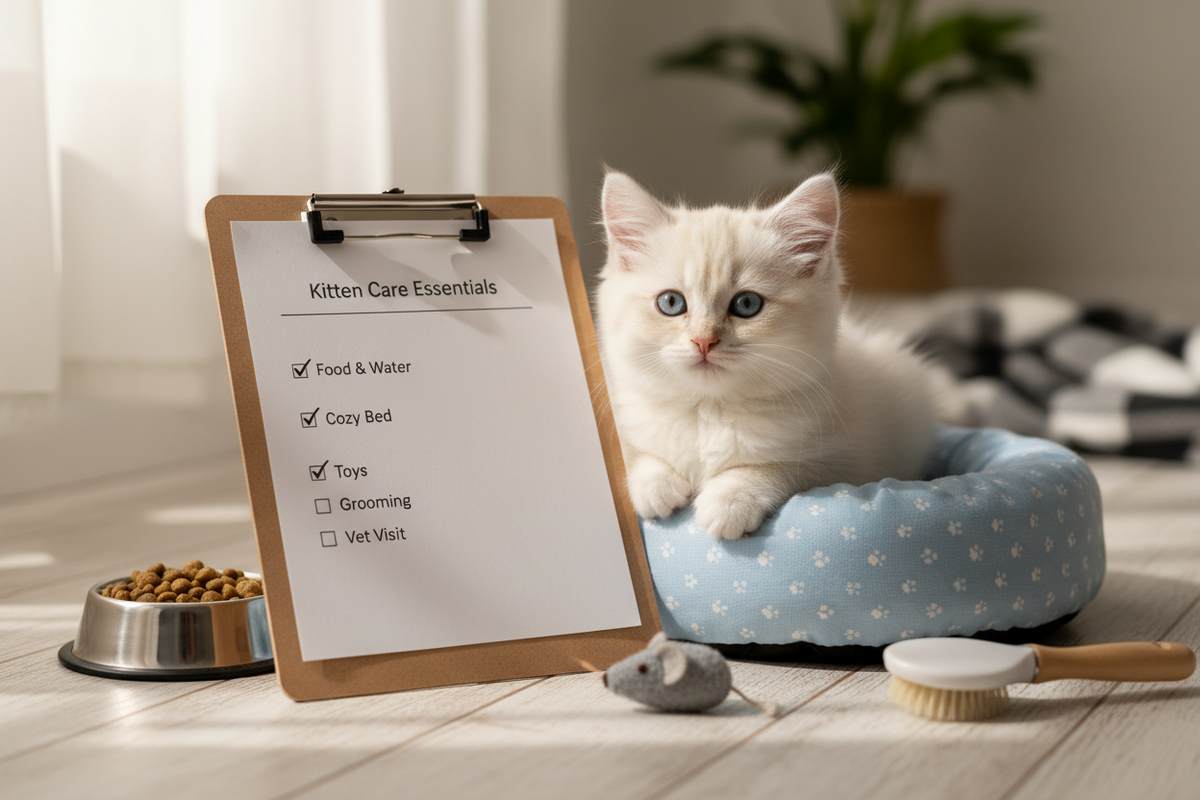 New Kitten Care Checklist: Everything You Need for Your New Kitten