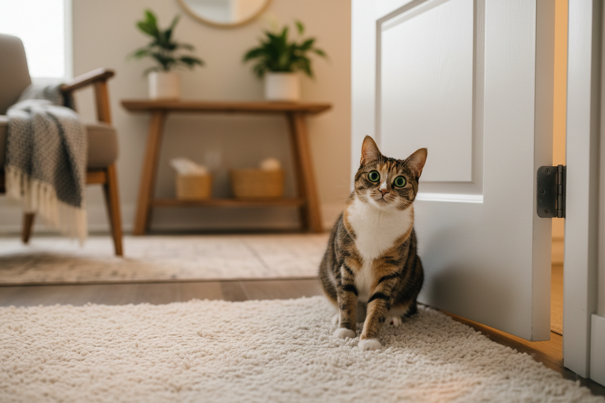 Why Does My Cat Follow Me to the Bathroom?