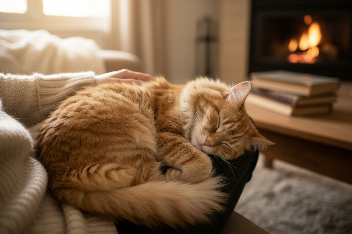 Why Does My Cat Sleep Next to Me?