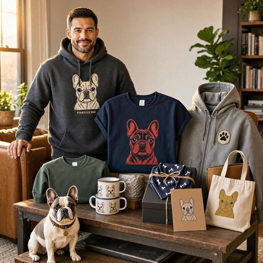 French Bulldog Dad Collection | Funny Frenchie Shirts, Hoodies & Gifts