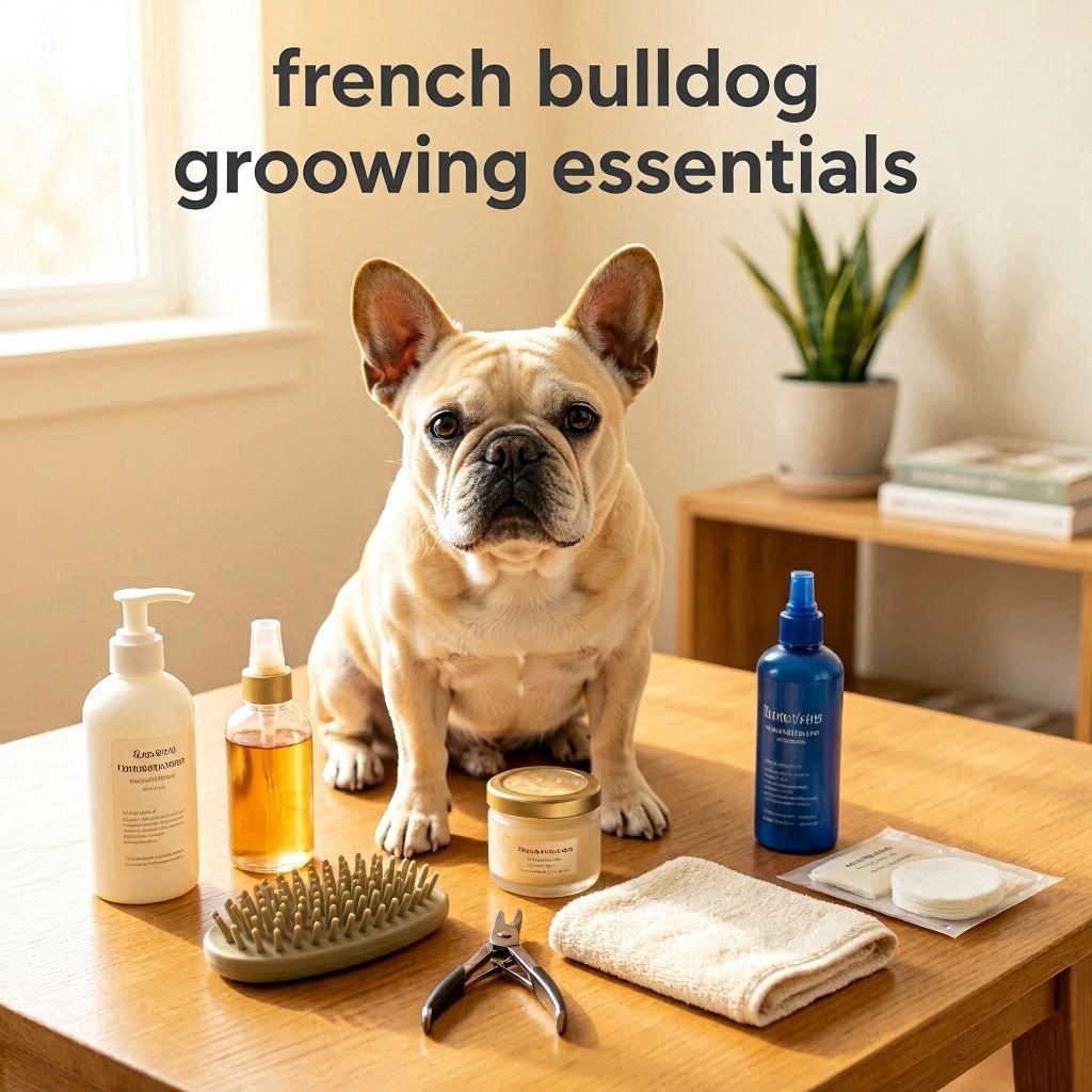 French Bulldog Grooming Essentials | Skin, Coat, Ear & Paw Care Products