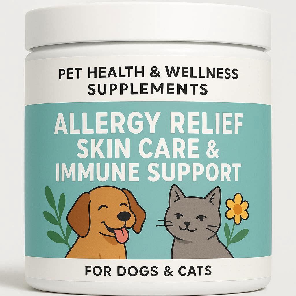 Pet Health & Wellness Supplements | Allergy Relief, Skin Care & Immune Support for Dogs & Cats