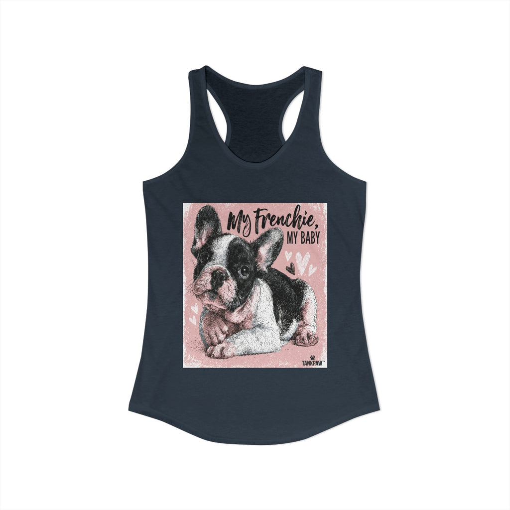 Frenchie Mom Women's Tank Top – French Bulldog Mom Sleeveless Shirt | Cute Dog Lover Gift | TankPawFrenchie Mom