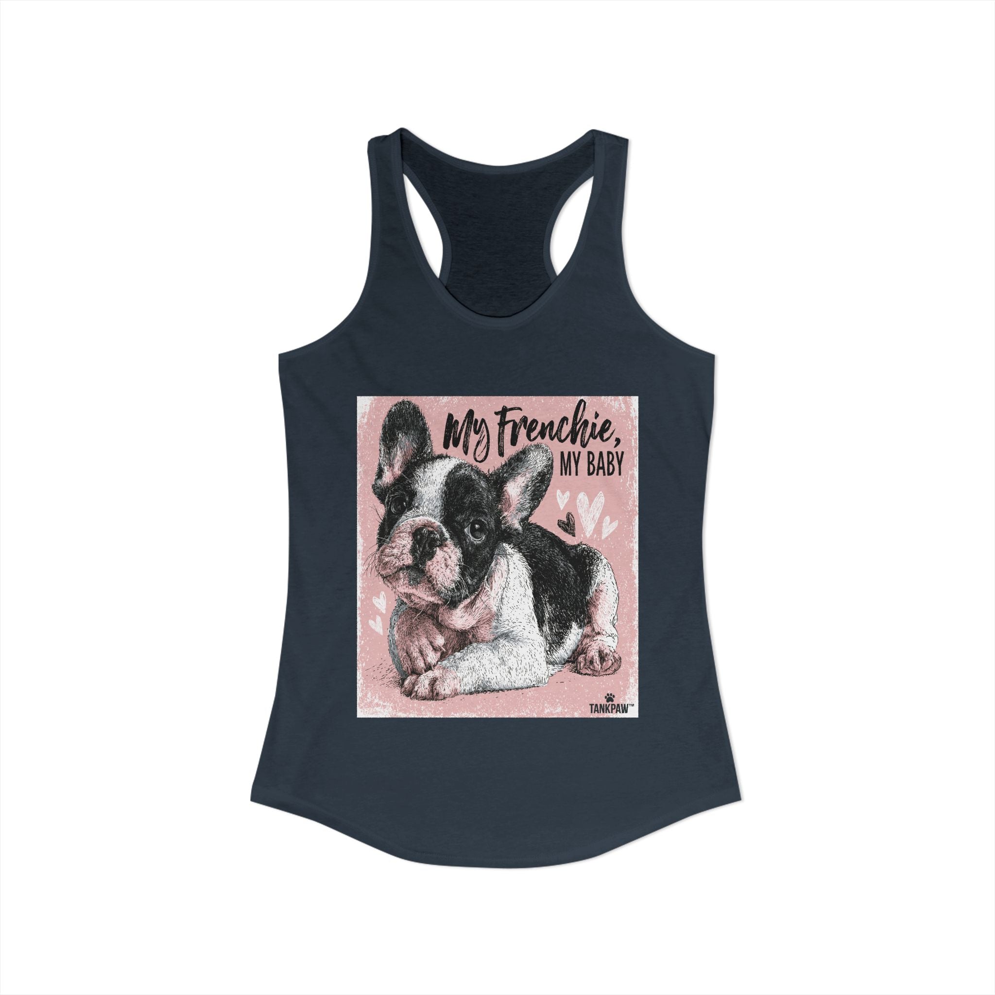 Frenchie Mom Women's Tank Top – French Bulldog Mom Sleeveless Shirt | Cute Dog Lover Gift | TankPawFrenchie Mom