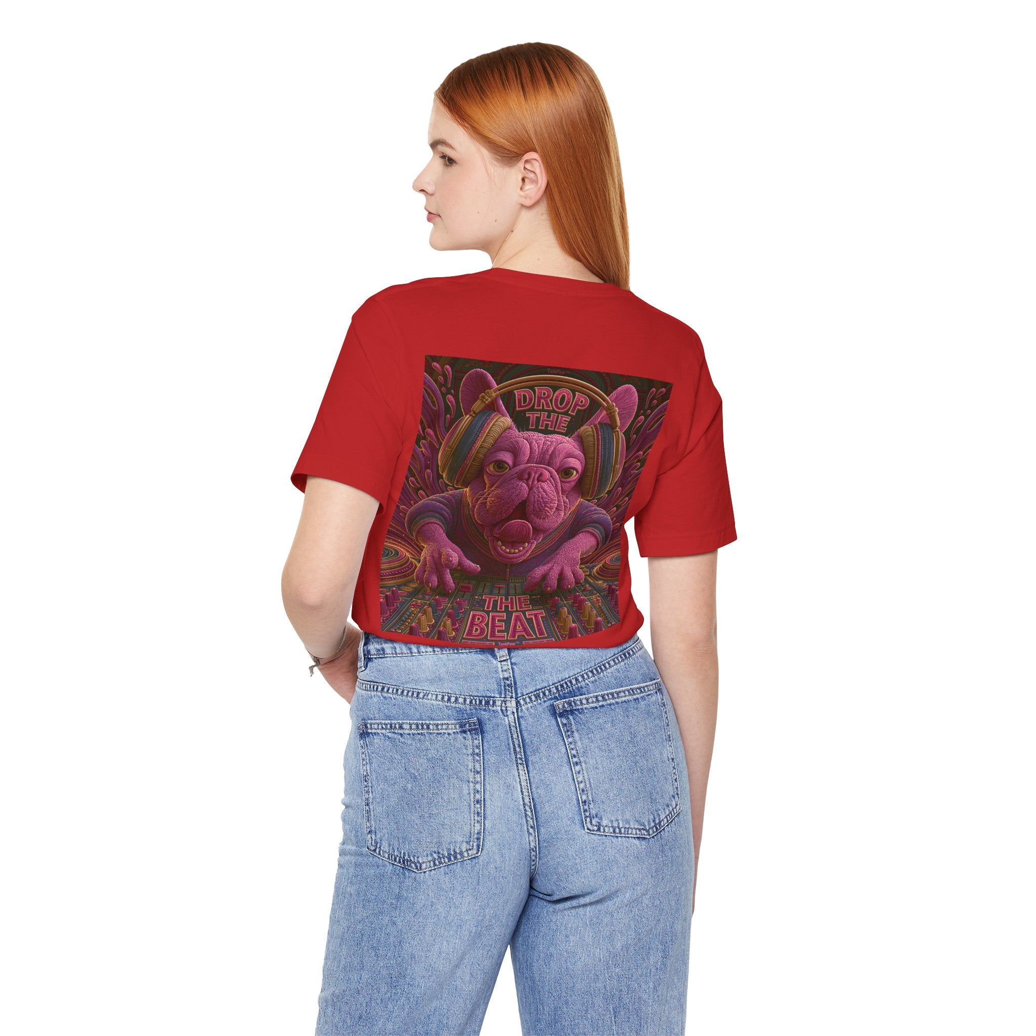 Electric French Bulldog T-Shirt – Neon DJ Dog Shirt for Music Lovers