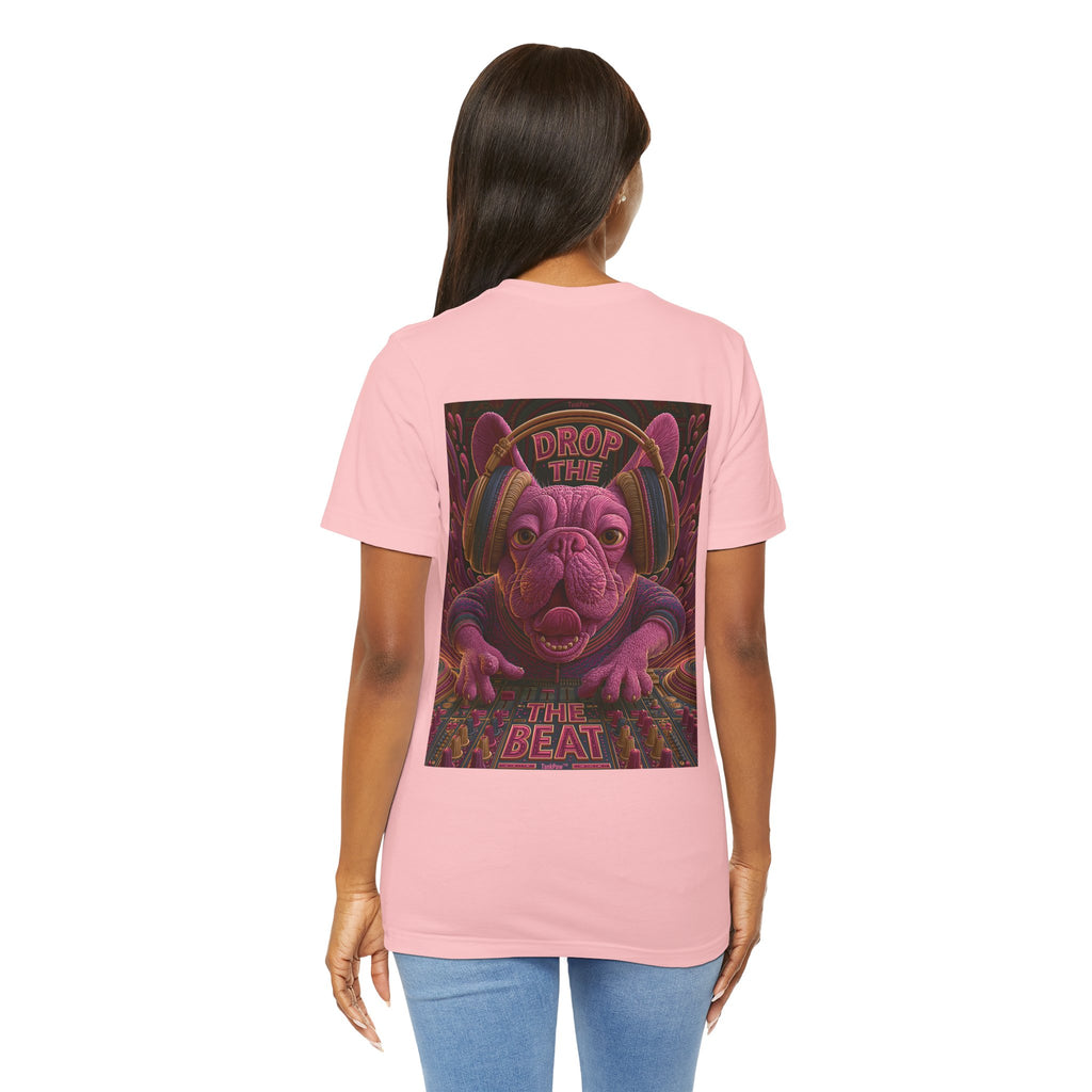 Electric French Bulldog T-Shirt – Neon DJ Dog Shirt for Music Lovers