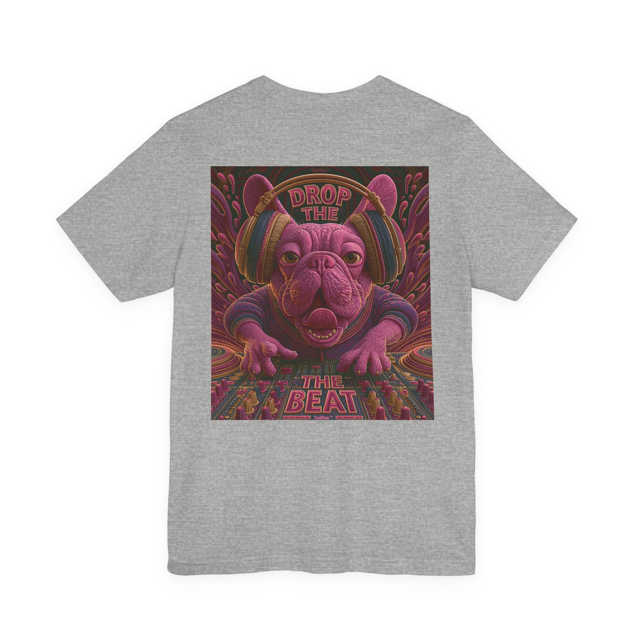 Electric French Bulldog T-Shirt – Neon DJ Dog Shirt for Music Lovers