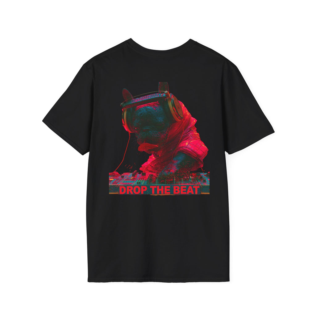 Frenchie Beats T-Shirt – DJ French Bulldog Music Festival Graphic Tee