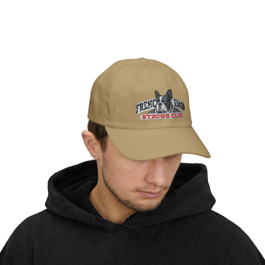 Dad Cap — TankPaw® Frenchie Dad Embroidered Baseball Cap – Premium French Bulldog Dad Hat for Dog Lovers