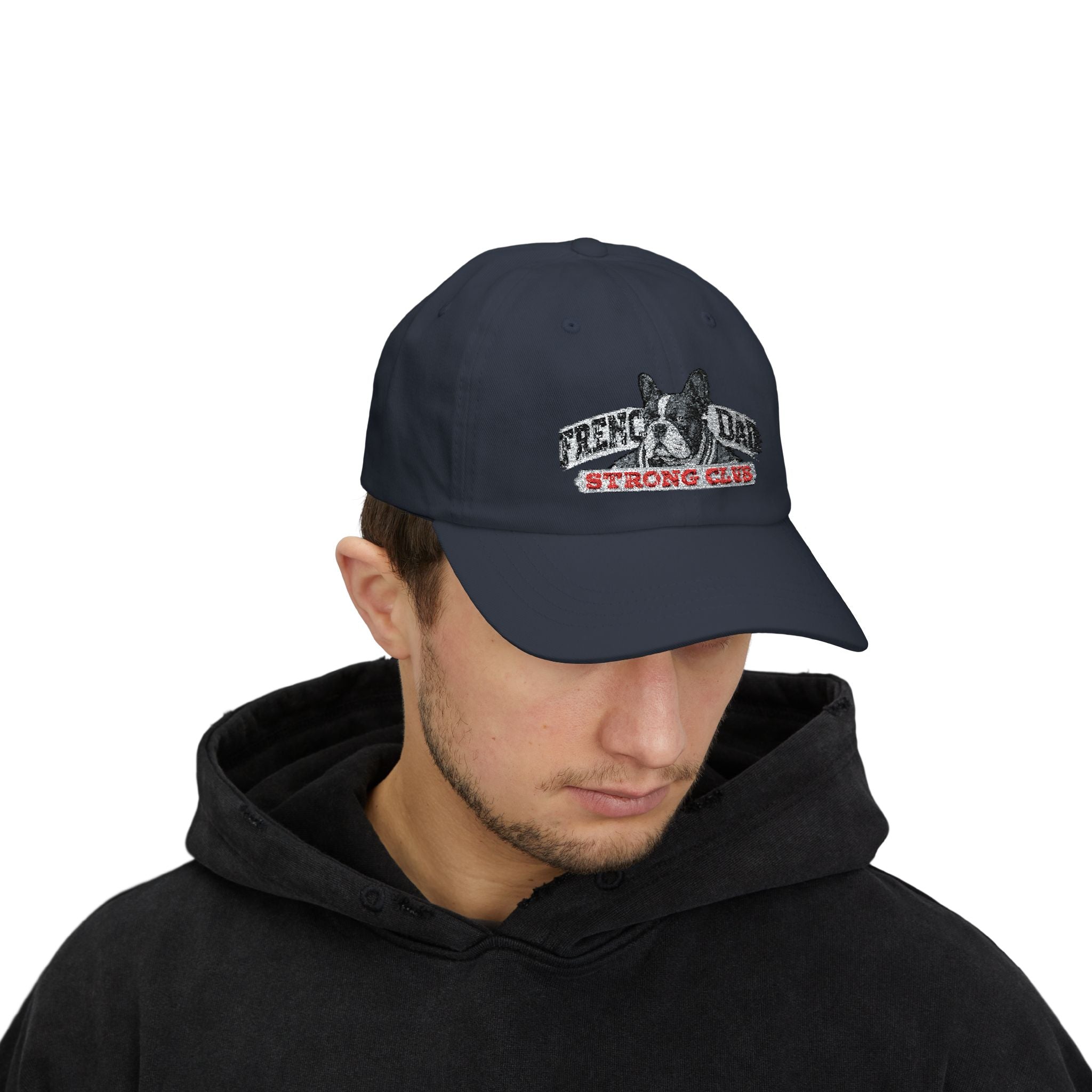 Dad Cap — TankPaw® Frenchie Dad Embroidered Baseball Cap – Premium French Bulldog Dad Hat for Dog Lovers