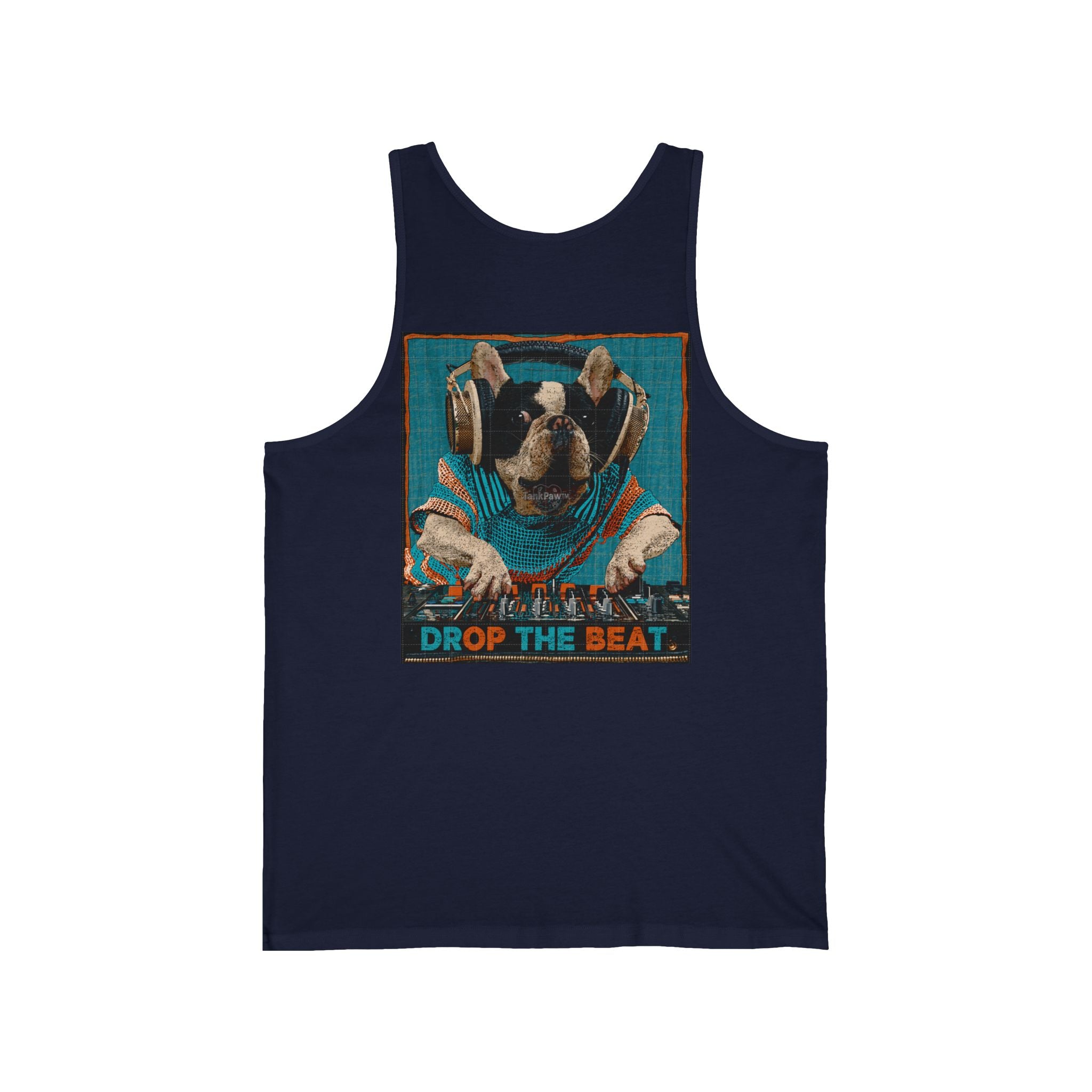 DJ Monkey 'Drop the Beat' Tank Top – Retro Music Festival Graphic