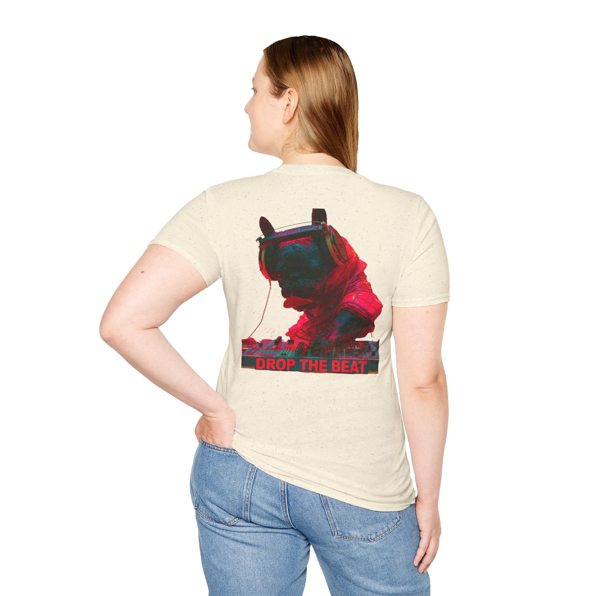 Frenchie Beats T-Shirt – DJ French Bulldog Music Festival Graphic Tee