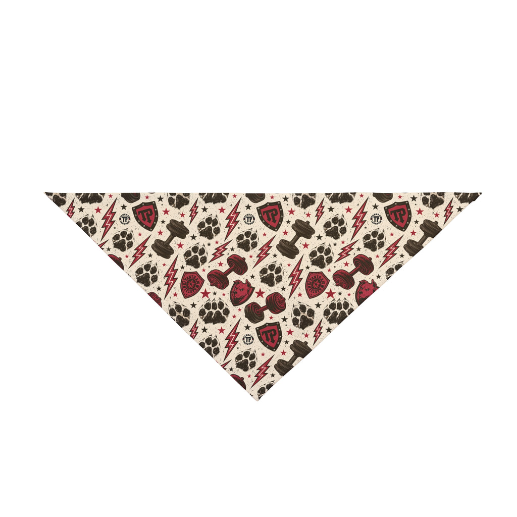 TankPaw® Premium Dog Bandana – Stylish Pet Bandana for French Bulldogs & Small Dogs-Punk skull and lightning bolt design