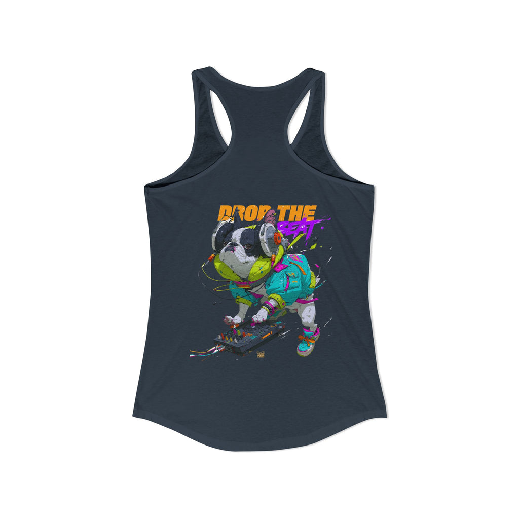 Women's French Bulldog Tank Top – Cute Frenchie Sleeveless Shirt for Dog Lovers