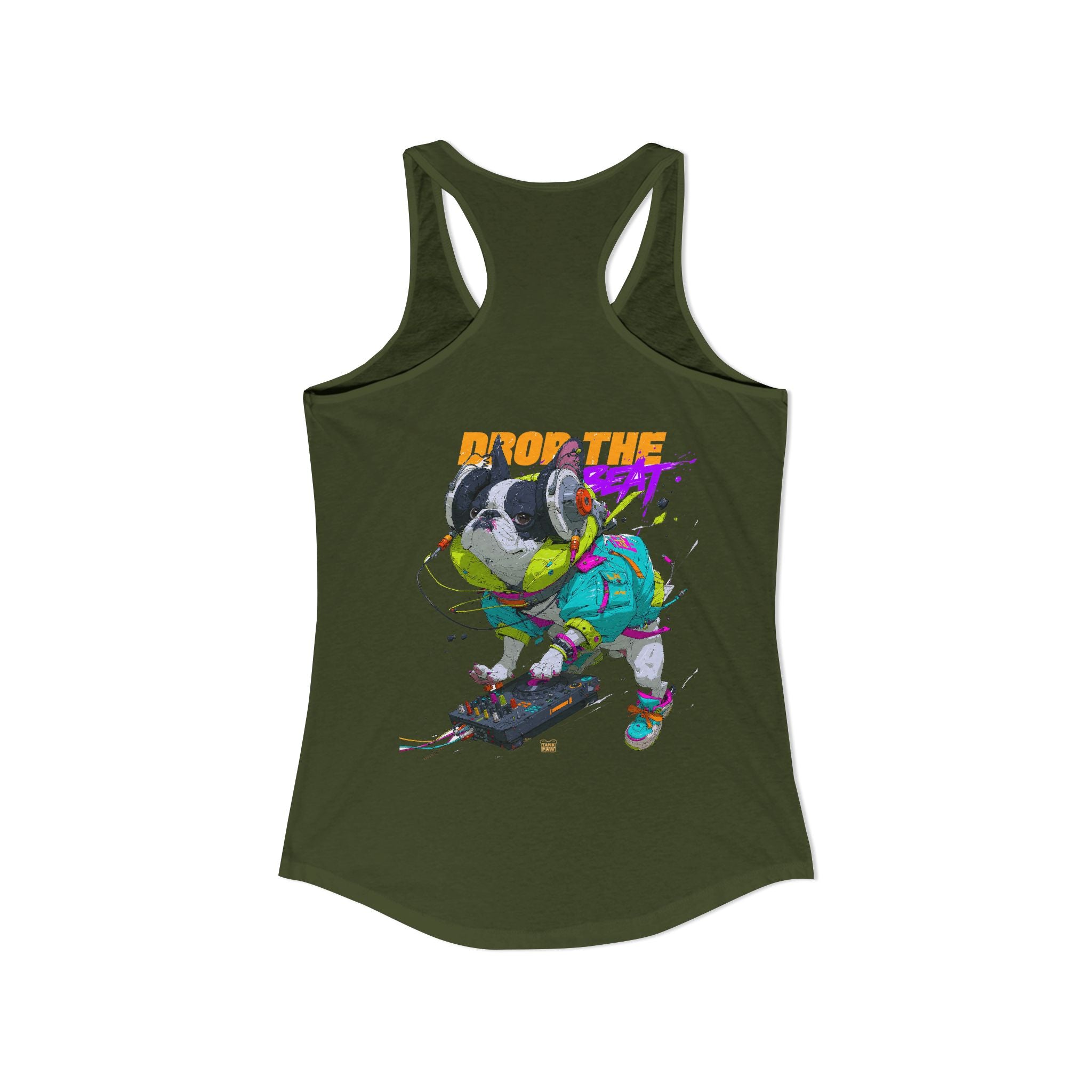 Women's French Bulldog Tank Top – Cute Frenchie Sleeveless Shirt for Dog Lovers