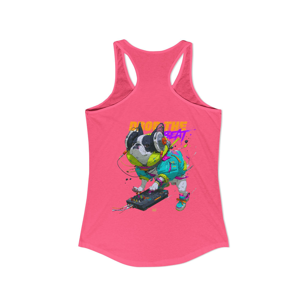 Women's French Bulldog Tank Top – Cute Frenchie Sleeveless Shirt for Dog Lovers