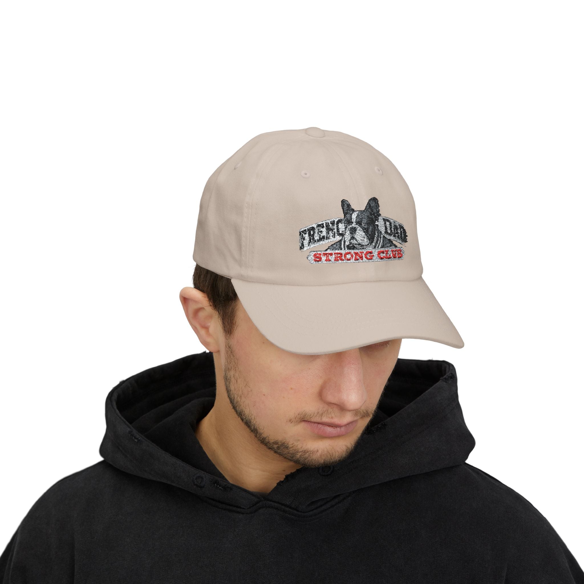 Dad Cap — TankPaw® Frenchie Dad Embroidered Baseball Cap – Premium French Bulldog Dad Hat for Dog Lovers