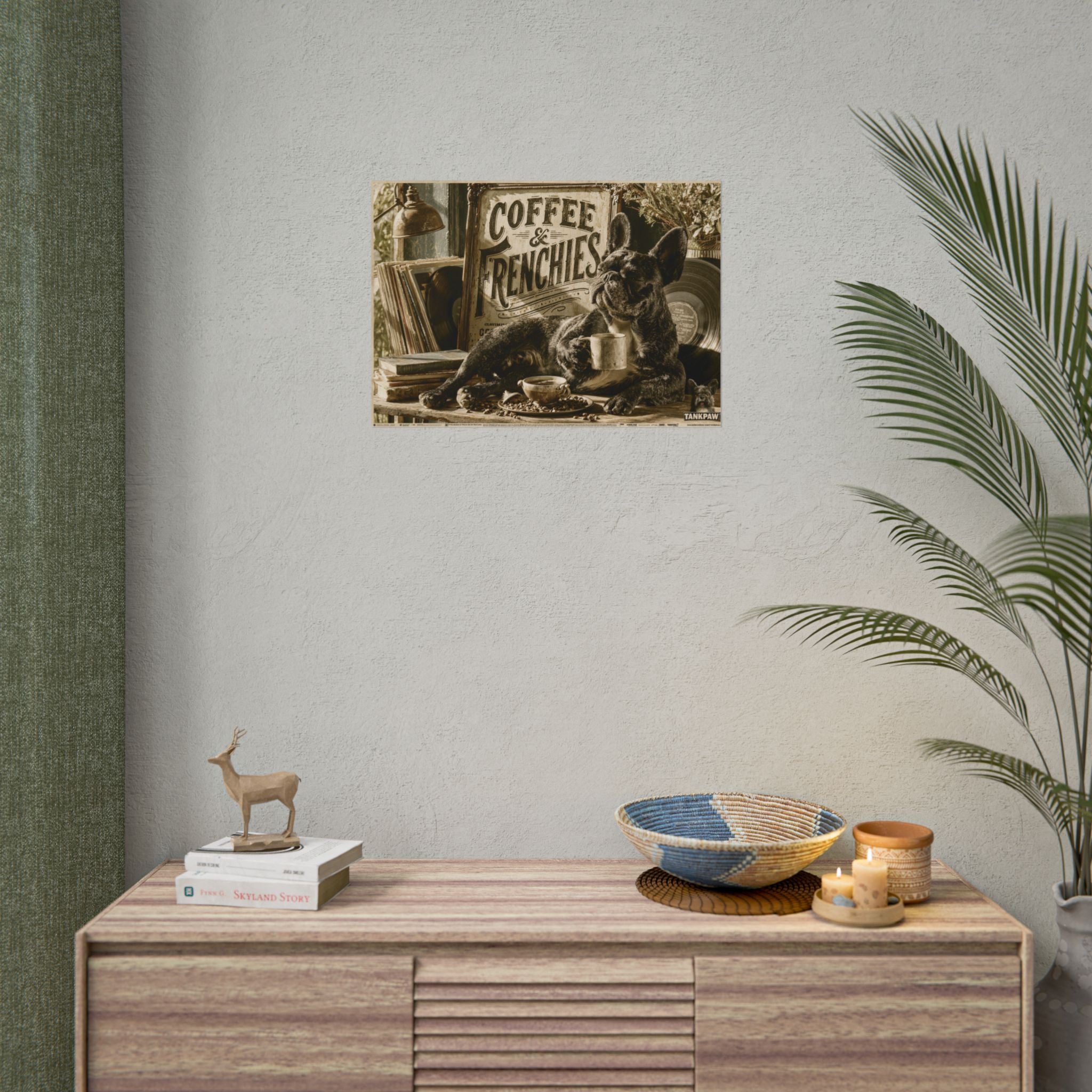 TankPaw® French Bulldog Wall Art Poster – Premium Vintage Frenchie Decor