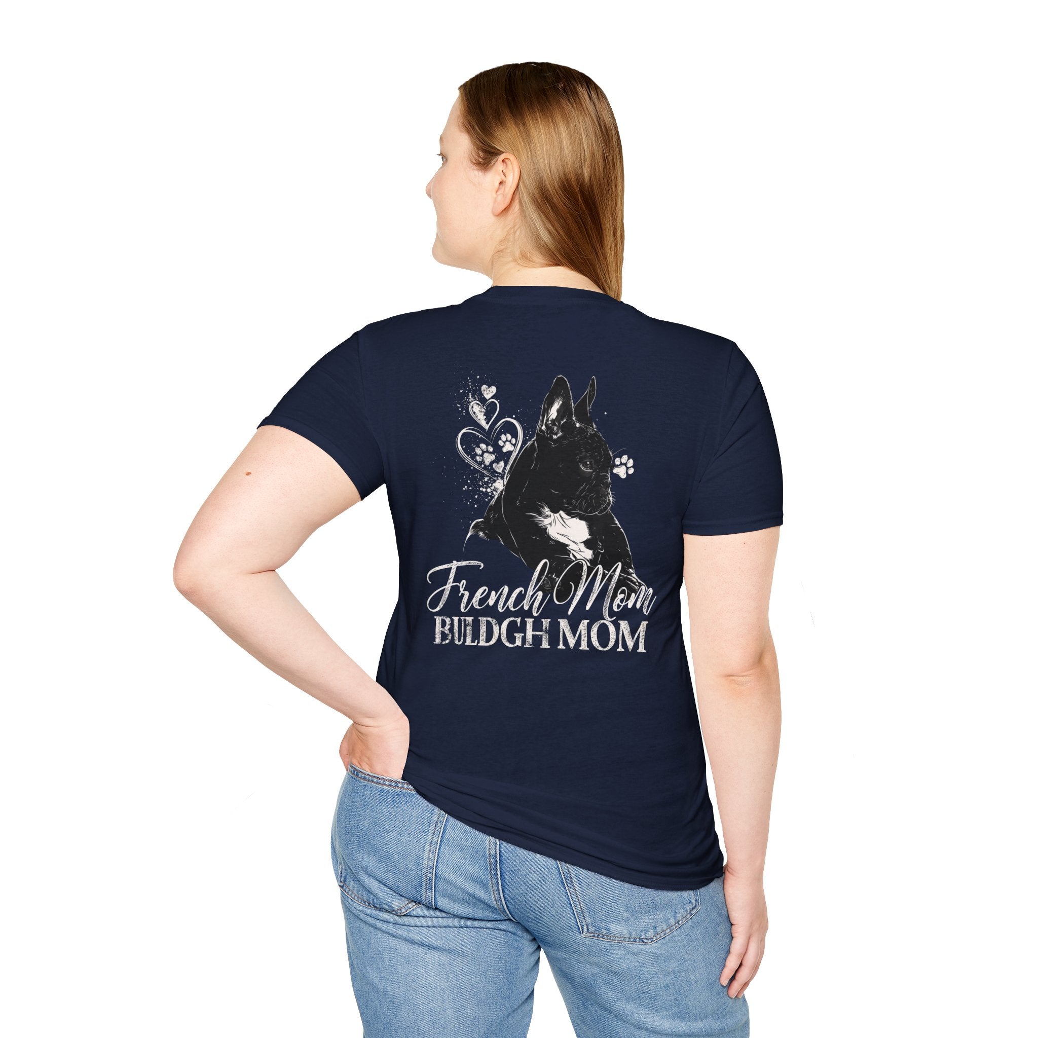 French Bulldog Mom T-Shirt | Proud Dog Mom Gift | Cute Frenchie Lover Apparel | TankPaw