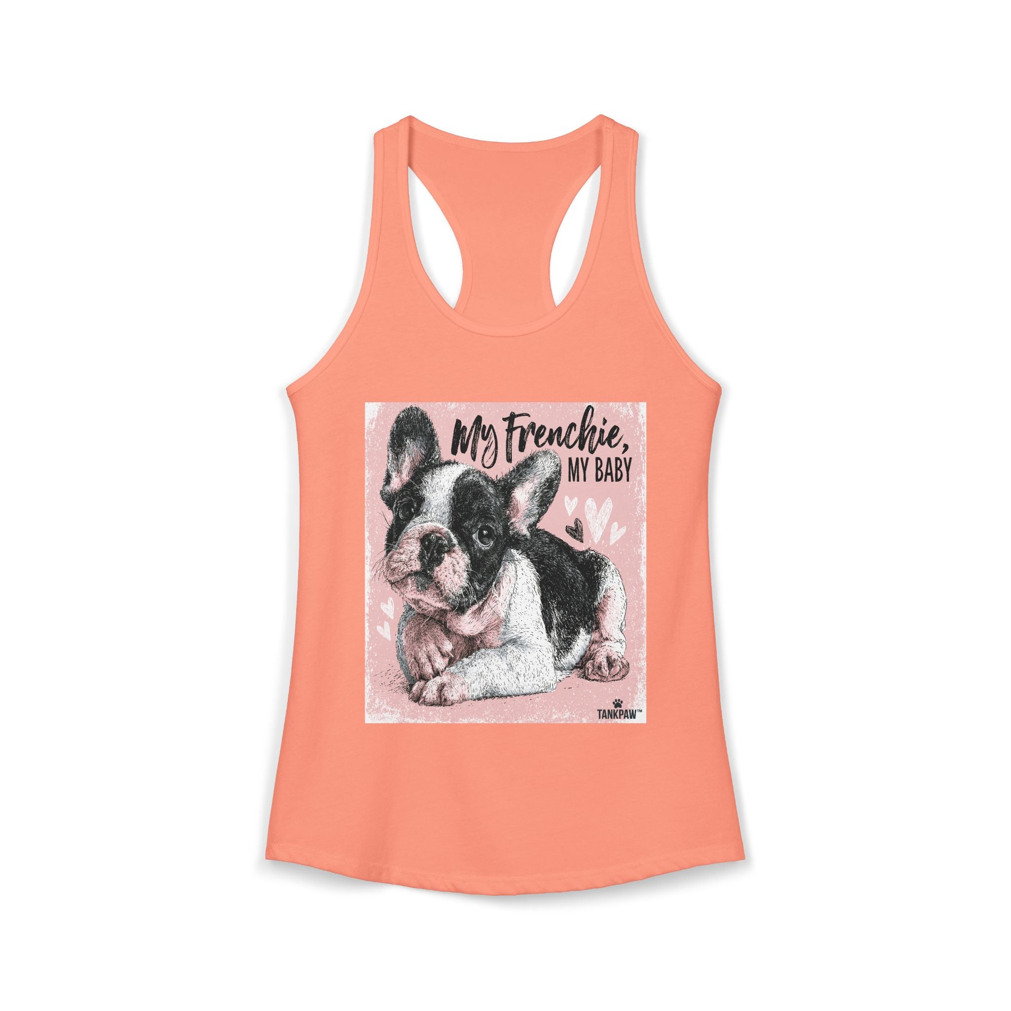 Frenchie Mom Women's Tank Top – French Bulldog Mom Sleeveless Shirt | Cute Dog Lover Gift | TankPawFrenchie Mom