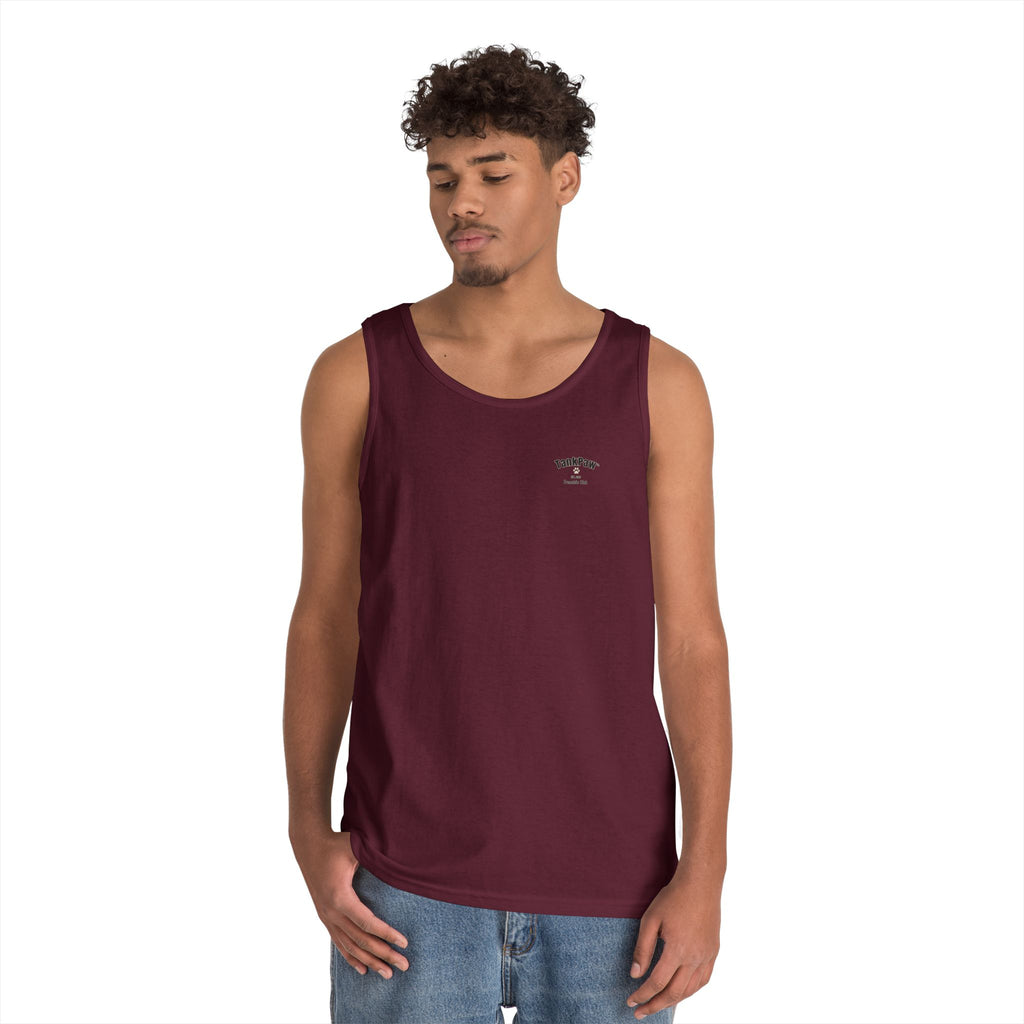DJ Dog Tank Top - "Drop The Beat" Graphic Music Lover Tank